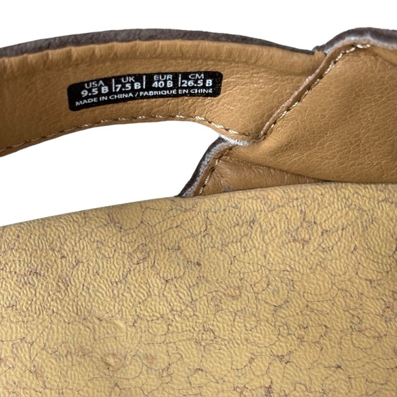 REVITALIGN Orthotic Terra Wedge Sandal Sz 9.5 Comfort Adjustable Slingback Brown - Picture 9 of 16